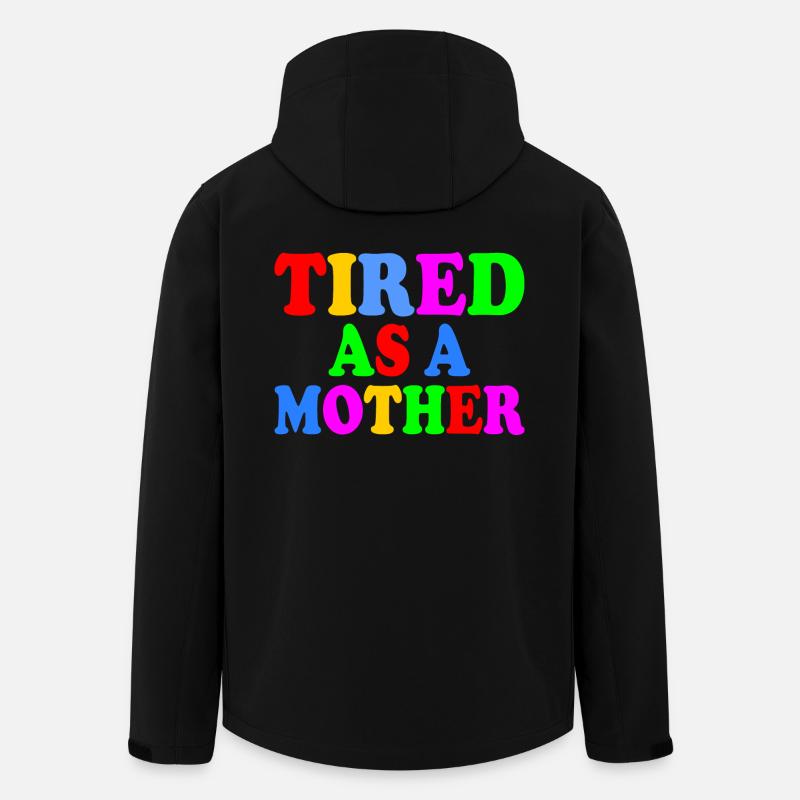 Tired as a mother - Men’s Recycled Softshell Jacket by Stanley/Stella - black