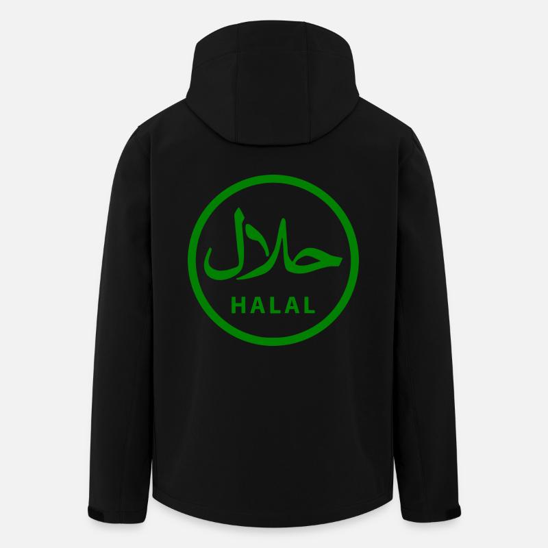 Halal - Veste softshell homme en polyester recyclé Stanley/Stella - noir