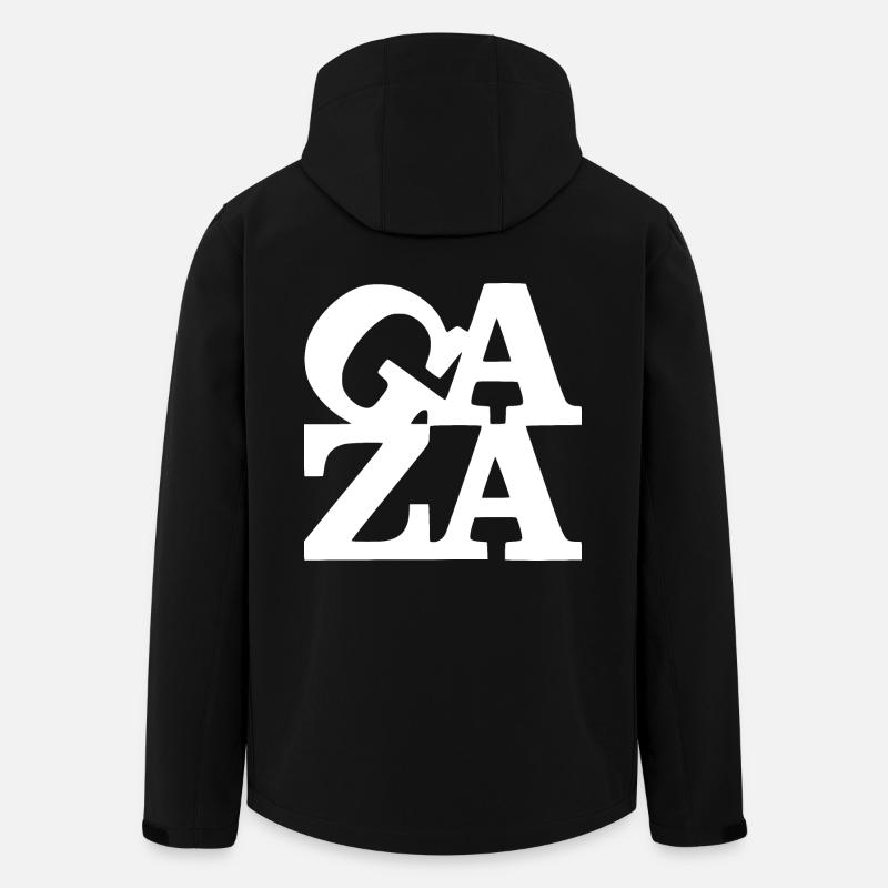 Gaza - Recycelte Männer Softshell-Jacke von Stanley/Stella - Schwarz
