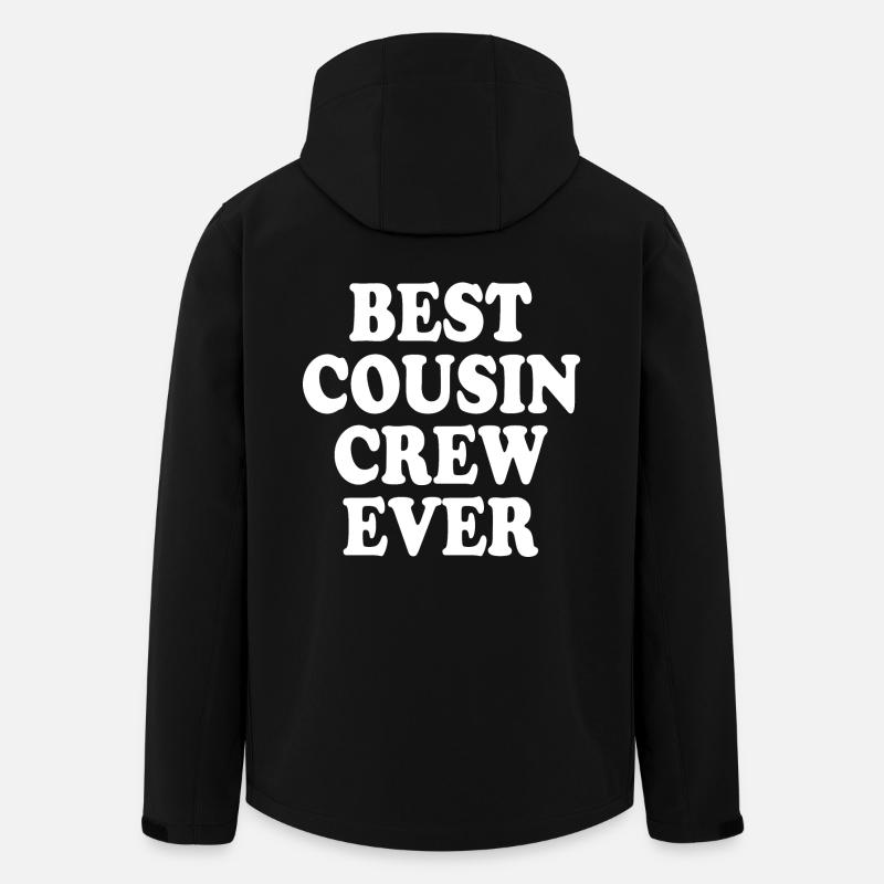 Best cousin crew ever - Veste softshell homme en polyester recyclé Stanley/Stella - noir