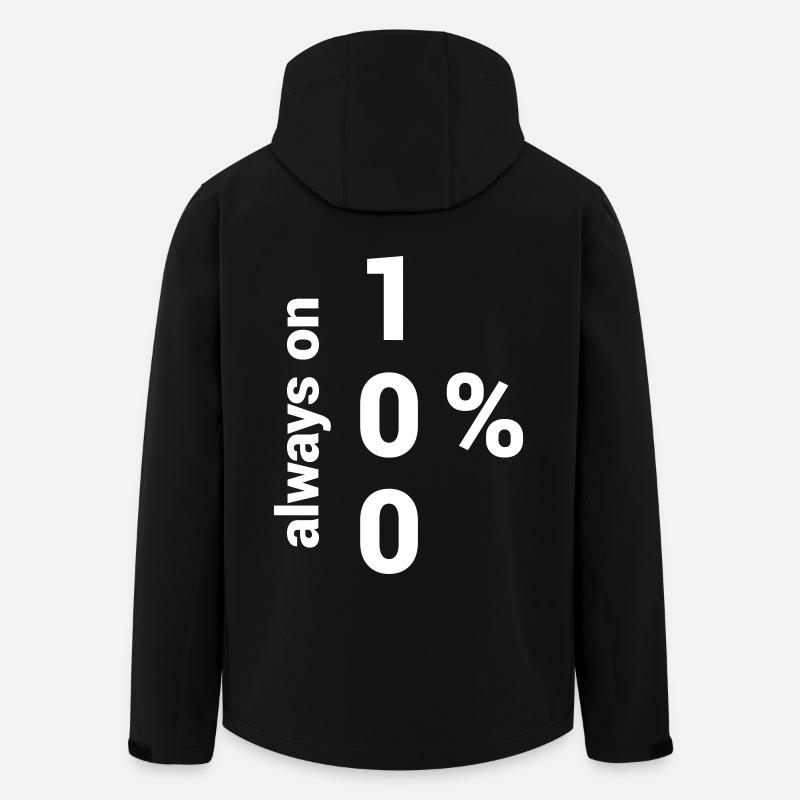 Zéro ou héros - Veste softshell homme en polyester recyclé Stanley/Stella - noir