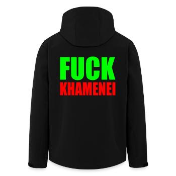 Fuck khamenei Chamenei - iran - Veste softshell homme en polyester recyclé Stanley/Stella - noir - Dos - AI Model Male 185 light (185cm)