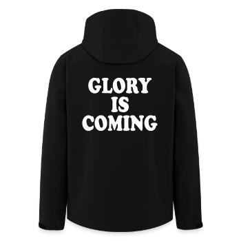 Glory is coming - Veste softshell homme en polyester recyclé Stanley/Stella - noir - Dos - AI Model Male 185 light (185cm)