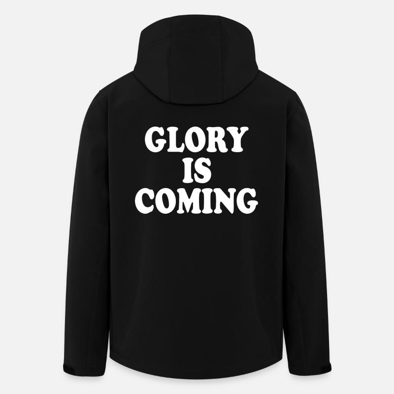 Glory is coming - Veste softshell homme en polyester recyclé Stanley/Stella - noir