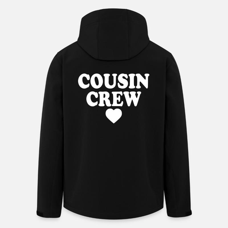 Cousin crew - Veste softshell homme en polyester recyclé Stanley/Stella - noir