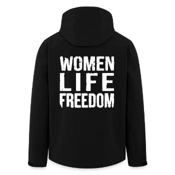Women life freedom - Veste softshell homme en polyester recyclé Stanley/Stella - noir - Dos - AI Model Male 185 light (185cm)
