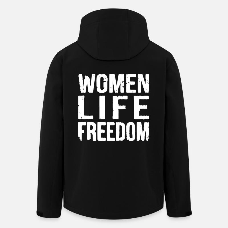 Women life freedom - Veste softshell homme en polyester recyclé Stanley/Stella - noir