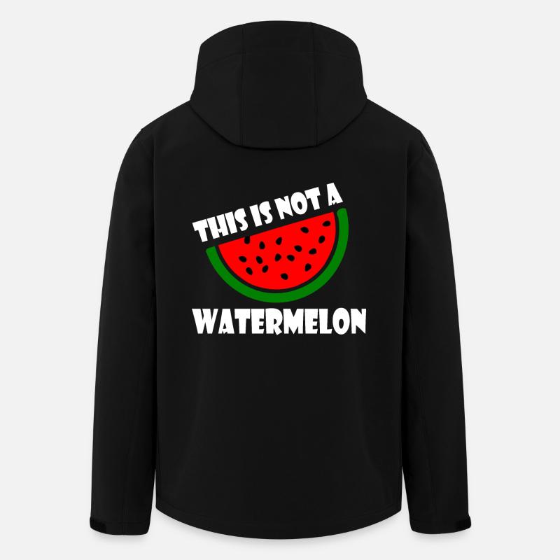 THIS IS NOT A WATERMELON - Recycelte Männer Softshell-Jacke von Stanley/Stella - Schwarz