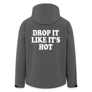 drop it like its hot - Recycelte Männer Softshell-Jacke von Stanley/Stella - Schwarz - Hinten - AI Model Male 185 light (185cm)