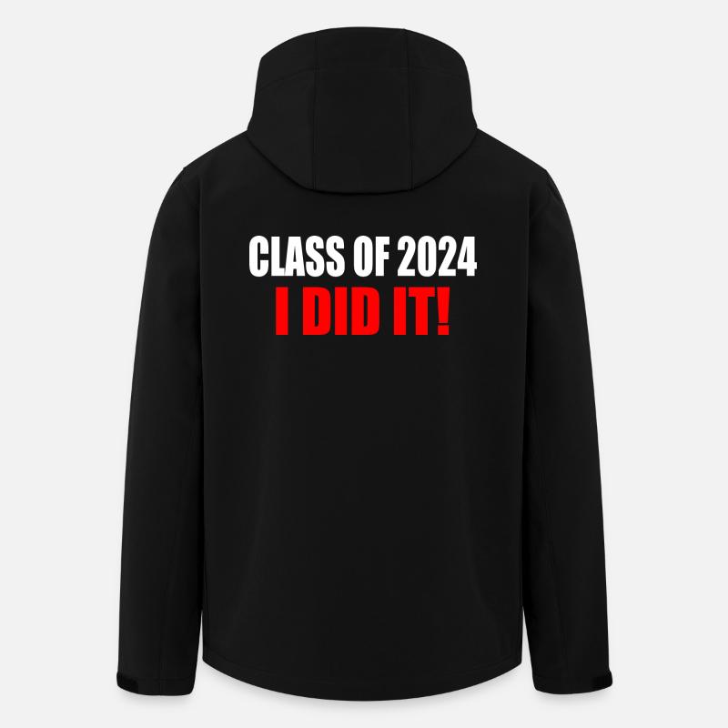 Class of 2024 - Men’s Recycled Softshell Jacket by Stanley/Stella - black