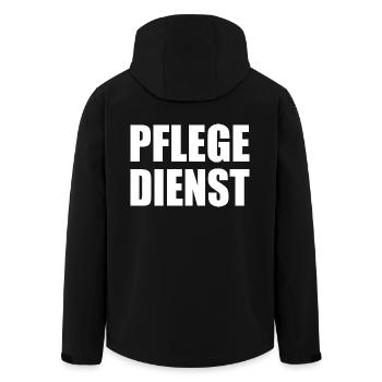 Allaitement - Veste softshell homme en polyester recyclé Stanley/Stella - noir - Dos - AI Model Male 185 light (185cm)