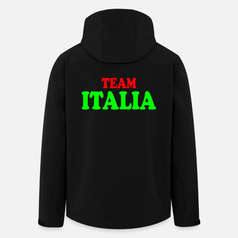 Team italia - Men’s Recycled Softshell Jacket by Stanley/Stella - black