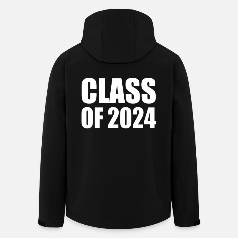 Class of 2024 - Men’s Recycled Softshell Jacket by Stanley/Stella - black