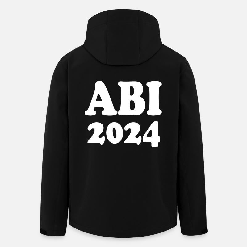 Abi 2024 - Recycelte Männer Softshell-Jacke von Stanley/Stella - Schwarz