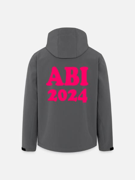 Abi 2024 - Recycelte Männer Softshell-Jacke von Stanley/Stella - Schwarz