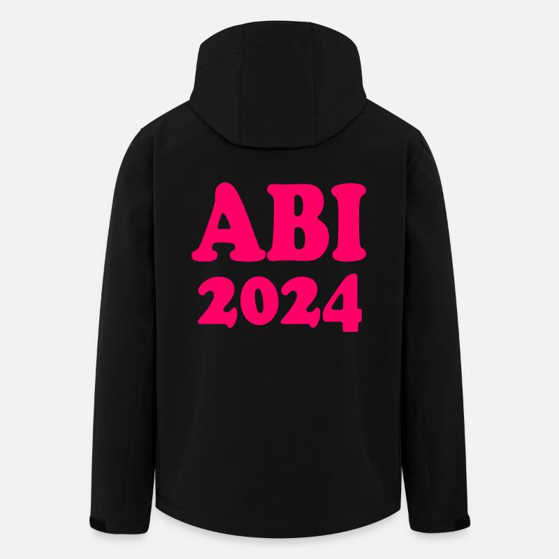 Abi 2024 - Recycelte Männer Softshell-Jacke von Stanley/Stella - Schwarz