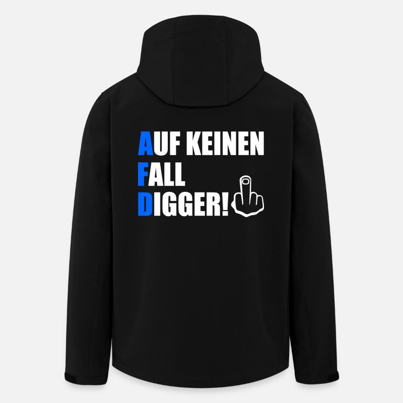 Certainement pas digga - Veste softshell homme en polyester recyclé Stanley/Stella - noir