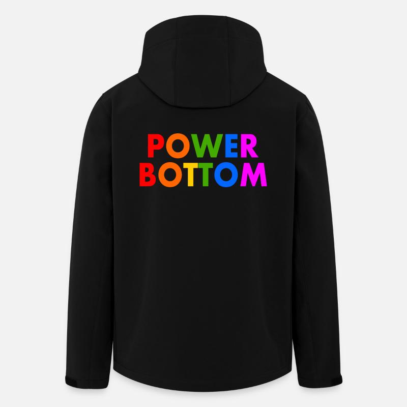 Power bottom - Veste softshell homme en polyester recyclé Stanley/Stella - noir