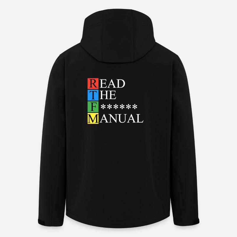 RTFM Sombre - Veste softshell homme en polyester recyclé Stanley/Stella - noir