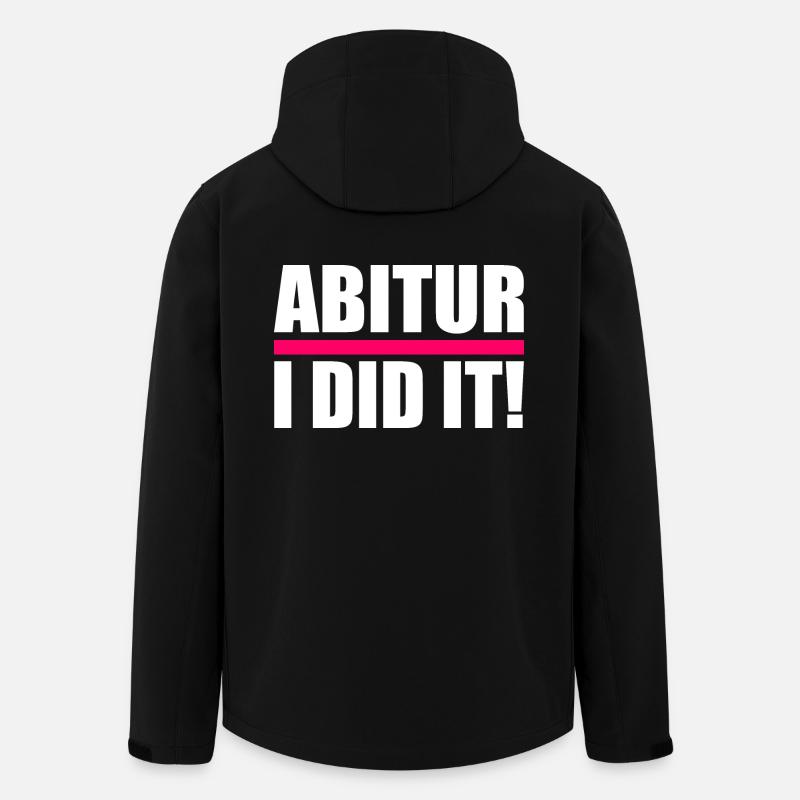 Abitur - Recycelte Männer Softshell-Jacke von Stanley/Stella - Schwarz
