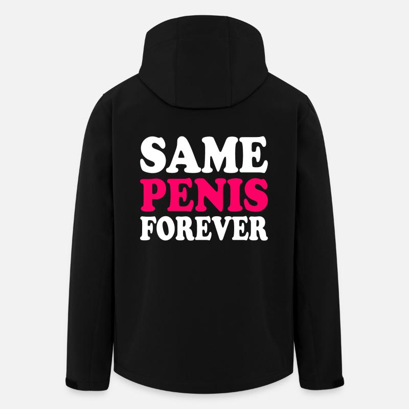Same penis forever - Men’s Recycled Softshell Jacket by Stanley/Stella - black