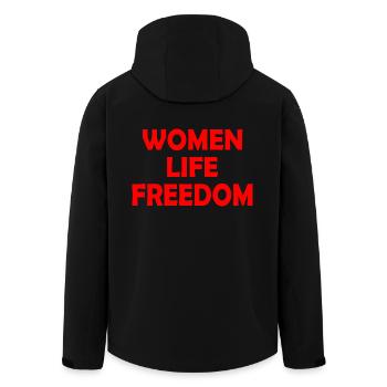 Women life freedom - Veste softshell homme en polyester recyclé Stanley/Stella - noir - Dos - AI Model Male 185 light (185cm)
