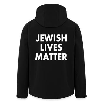 JEWISH LIVES MATTER - Recycelte Männer Softshell-Jacke von Stanley/Stella - Schwarz - Hinten - AI Model Male 185 light (185cm)