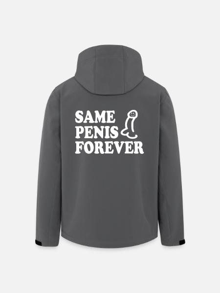 Same penis forever - Men’s Recycled Softshell Jacket by Stanley/Stella - black