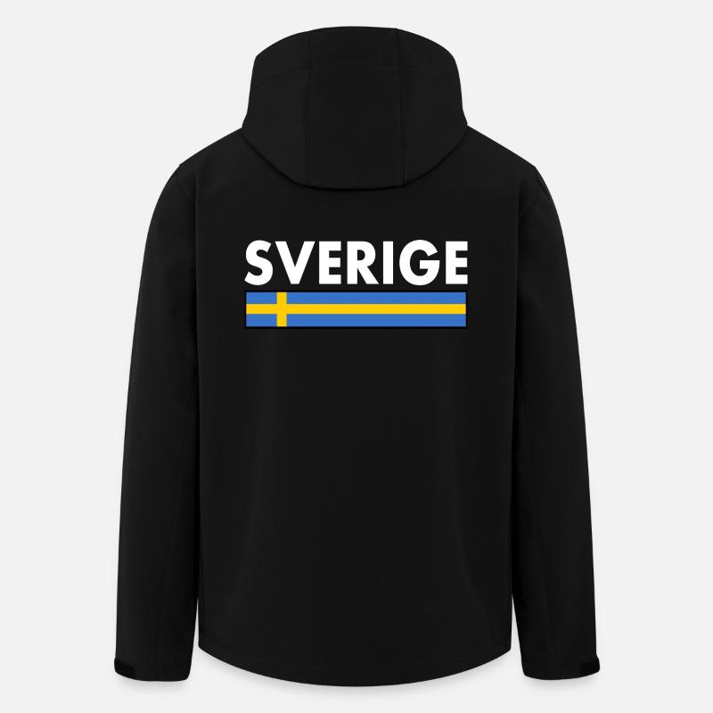 Sverige - Men’s Recycled Softshell Jacket by Stanley/Stella - black