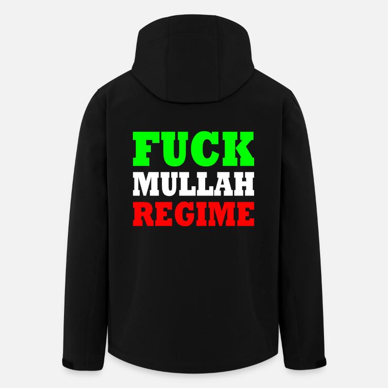 Fuck mullah regime iran - Men’s Recycled Softshell Jacket by Stanley/Stella - black