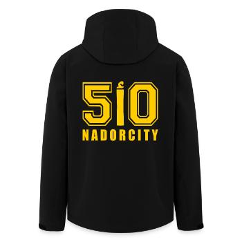 Nadorcity nador ا 50 - Veste softshell homme en polyester recyclé Stanley/Stella - noir - Dos - AI Model Male 185 light (185cm)