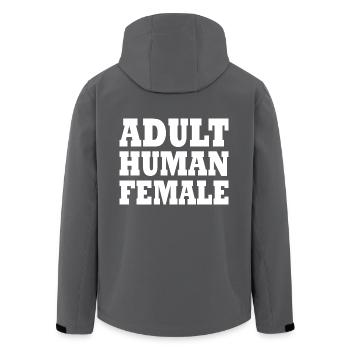 adult human female - Veste softshell homme en polyester recyclé Stanley/Stella - noir - Dos - AI Model Male 185 light (185cm)