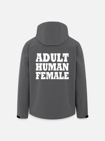adult human female - Men’s Recycled Softshell Jacket by Stanley/Stella - black