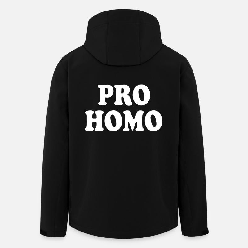 Pro homo - Recycelte Männer Softshell-Jacke von Stanley/Stella - Schwarz