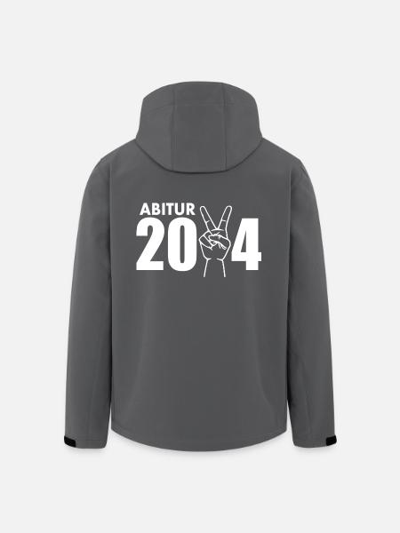 Abitur 2024 - Recycelte Männer Softshell-Jacke von Stanley/Stella - Schwarz