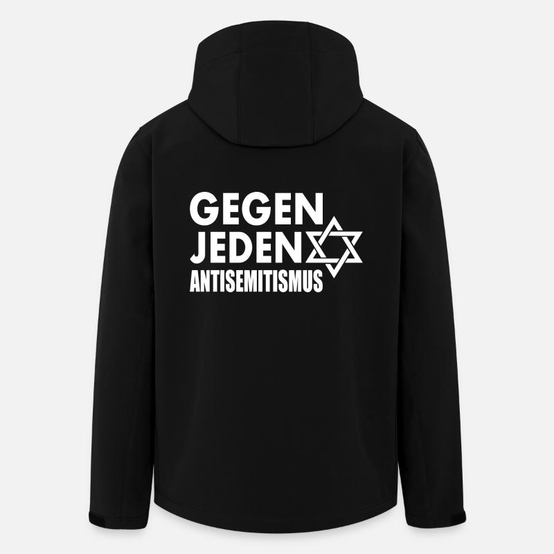 Gegen jeden antisemitismus - Recycelte Männer Softshell-Jacke von Stanley/Stella - Schwarz