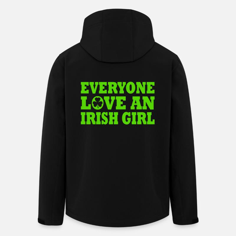 st patricks day - Recycelte Männer Softshell-Jacke von Stanley/Stella - Schwarz