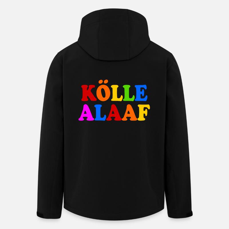 Kölle alaaf - Recycelte Männer Softshell-Jacke von Stanley/Stella - Schwarz
