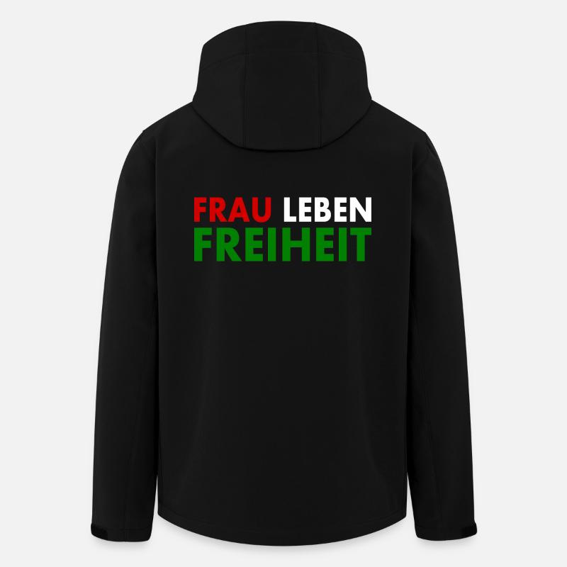 Frau leben freiheit - Recycelte Männer Softshell-Jacke von Stanley/Stella - Schwarz