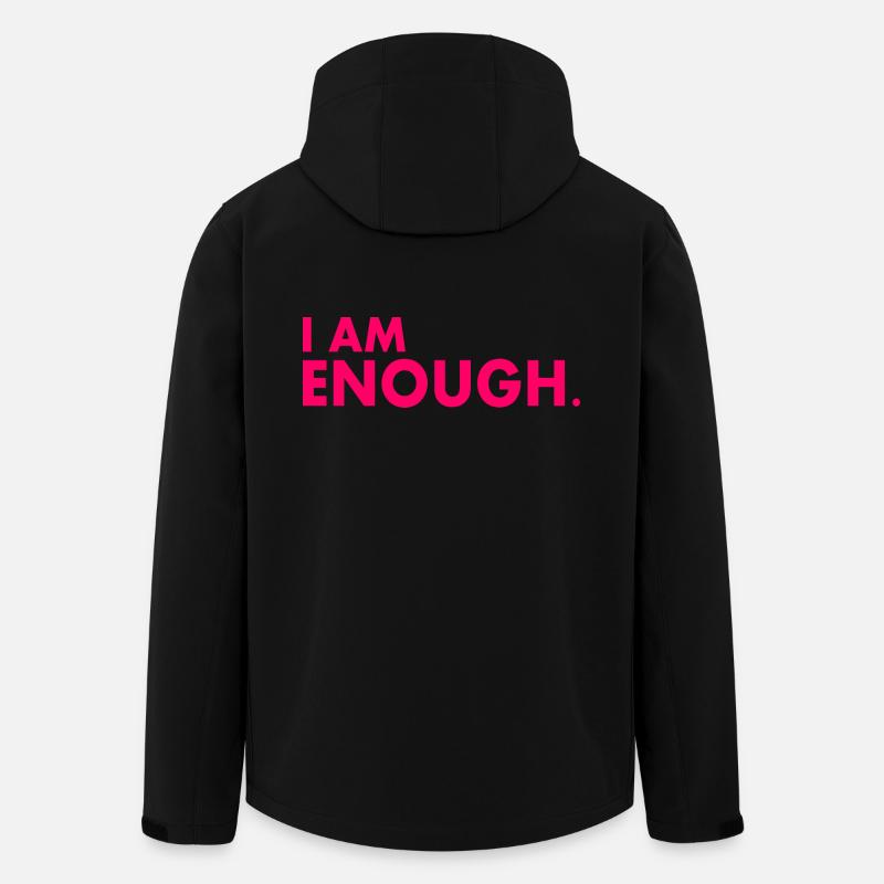 I am enough - Men’s Recycled Softshell Jacket by Stanley/Stella - black