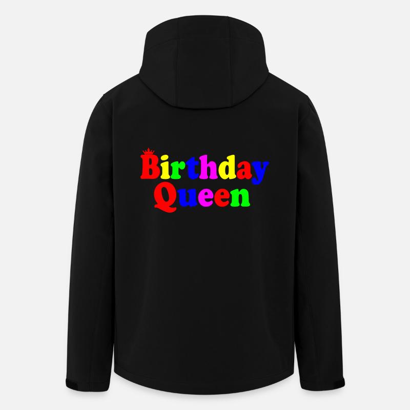 Birthday queen - Veste softshell homme en polyester recyclé Stanley/Stella - noir