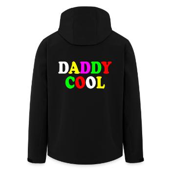 Daddy cool - Men’s Recycled Softshell Jacket by Stanley/Stella - black - Back - AI Model Male 185 light (185cm)