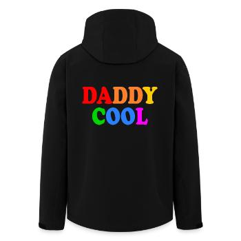 Daddy cool - Veste softshell homme en polyester recyclé Stanley/Stella - noir - Dos - AI Model Male 185 light (185cm)