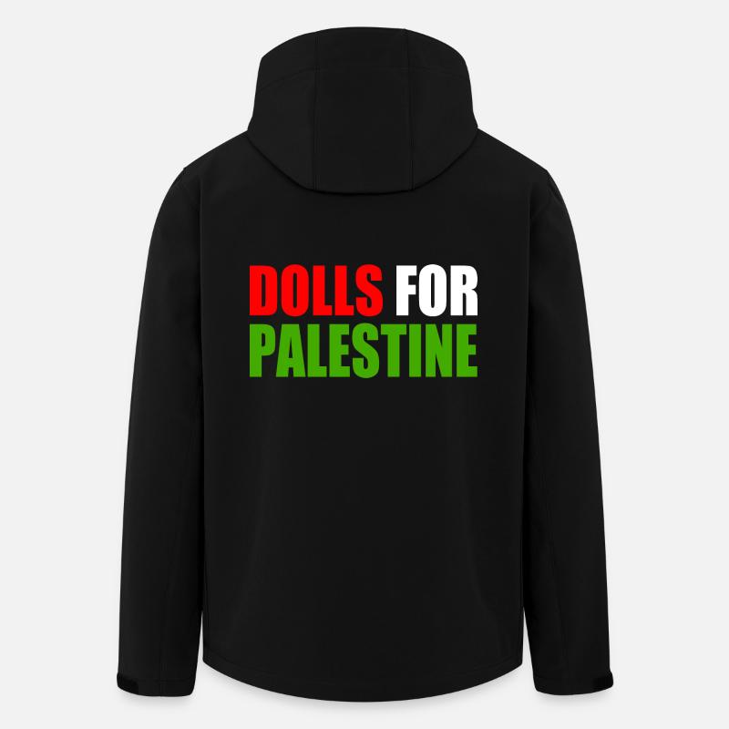 dolls for palestine - Men’s Recycled Softshell Jacket by Stanley/Stella - black