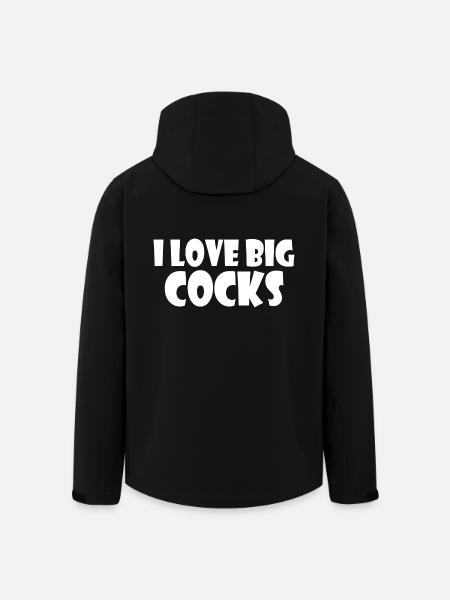 I love big cocks - Men’s Recycled Softshell Jacket by Stanley/Stella - black