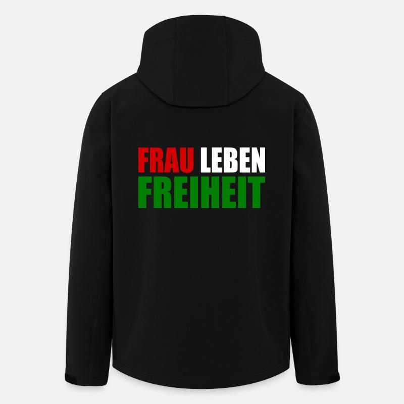 Frau leben freiheit - Recycelte Männer Softshell-Jacke von Stanley/Stella - Schwarz