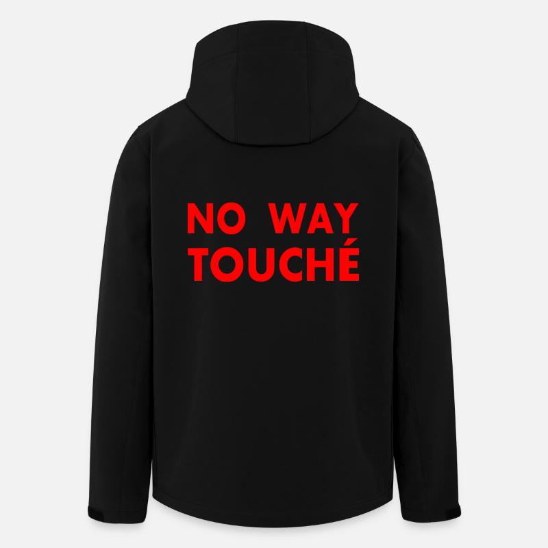 No way touché - Recycelte Männer Softshell-Jacke von Stanley/Stella - Schwarz