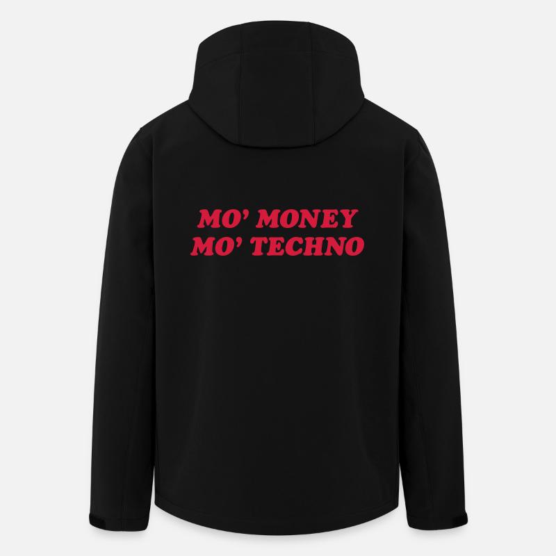 More Techno - Men’s Recycled Softshell Jacket by Stanley/Stella - black