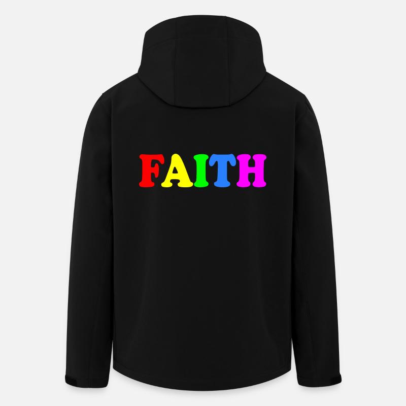 Faith - Recycelte Männer Softshell-Jacke von Stanley/Stella - Schwarz