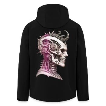 The age of madness - Men’s Recycled Softshell Jacket by Stanley/Stella - black - Back - AI Model Male 185 light (185cm)